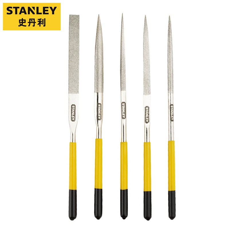 史丹利(Stanley)5件套金刚石锉刀(5x180mm)